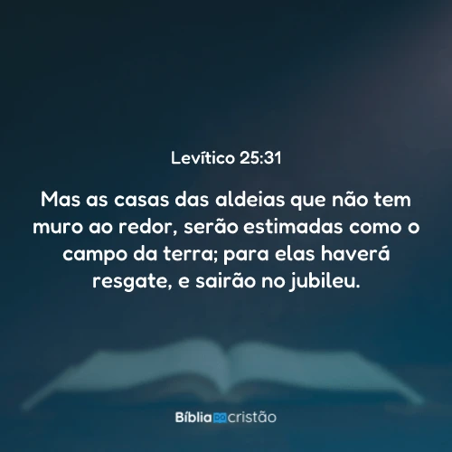 Levítico 25:31