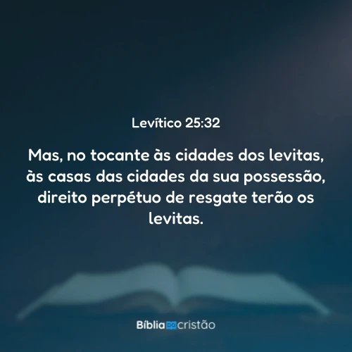 Levítico 25:32