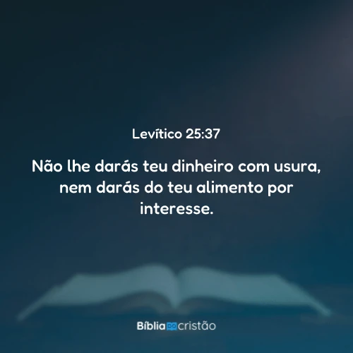 Levítico 25:37