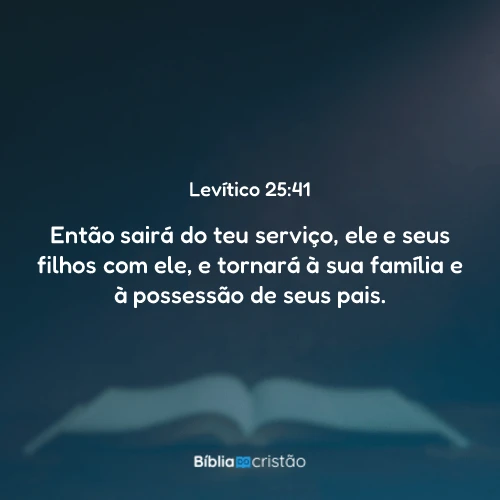 Levítico 25:41