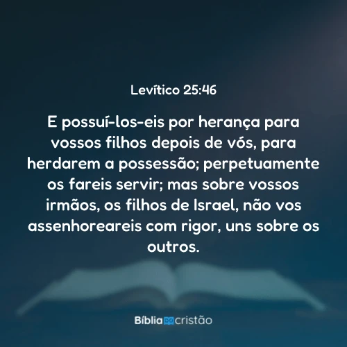 Levítico 25:46