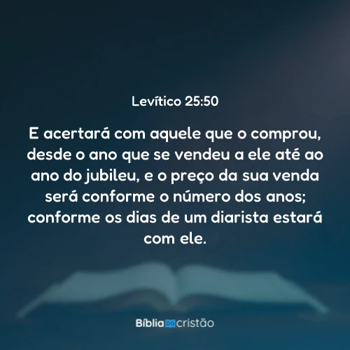 Levítico 25:50