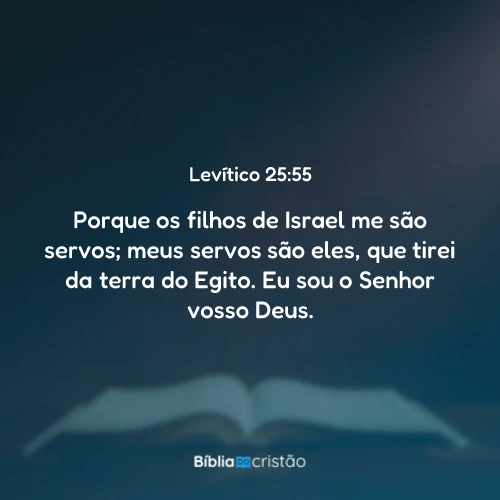 Levítico 25:55