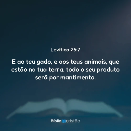 Levítico 25:7