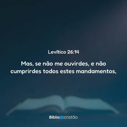 Levítico 26:14