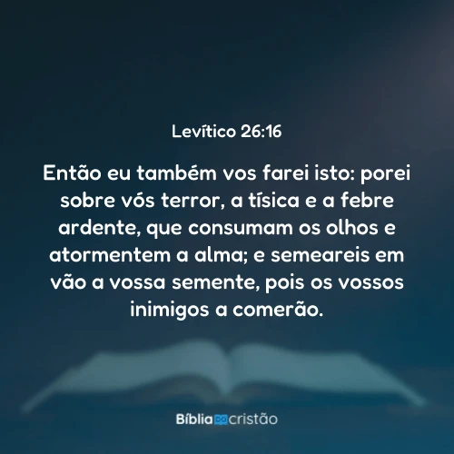 Levítico 26:16