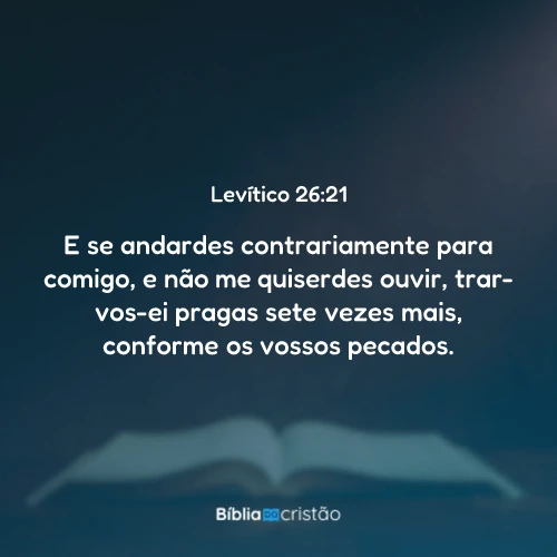 Levítico 26:21
