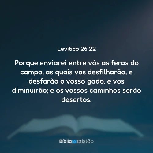Levítico 26:22