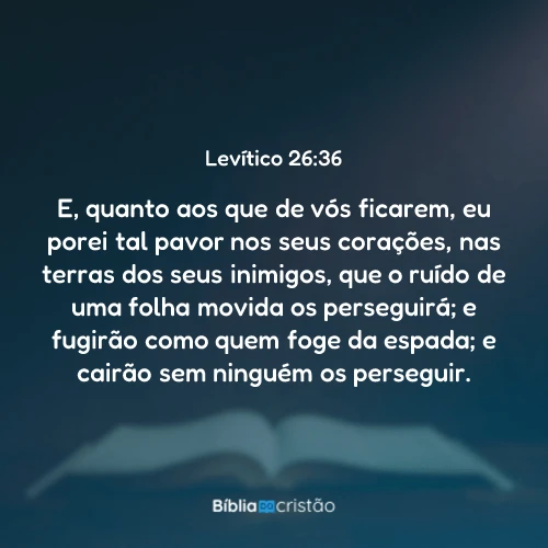 Levítico 26:36
