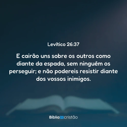 Levítico 26:37