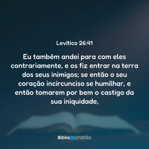 Levítico 26:41