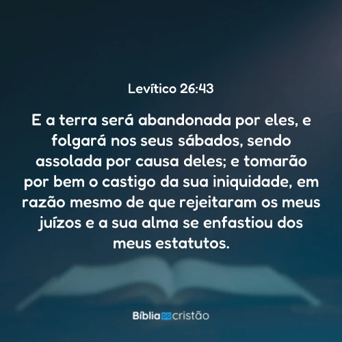 Levítico 26:43
