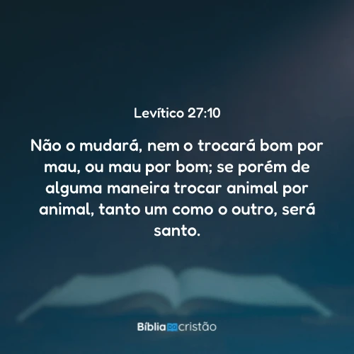 Levítico 27:10