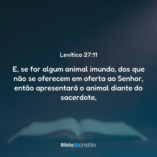Levítico 27:11