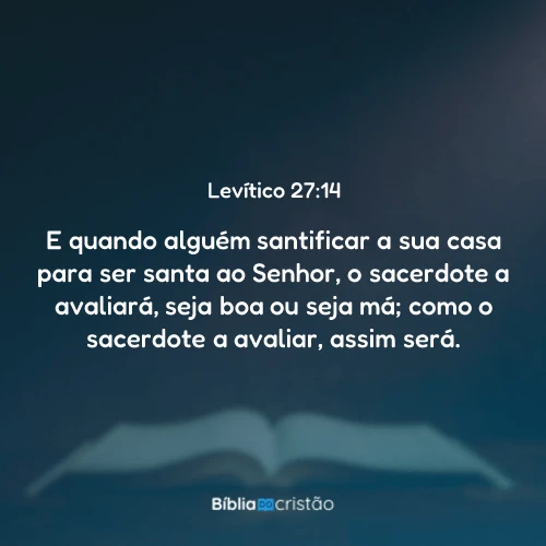 Levítico 27:14