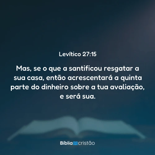 Levítico 27:15