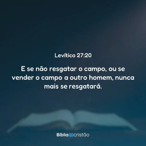 Levítico 27:20