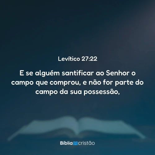 Levítico 27:22