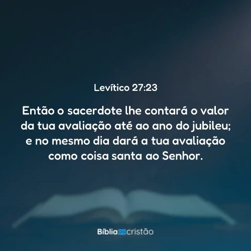 Levítico 27:23