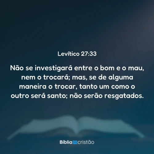 Levítico 27:33