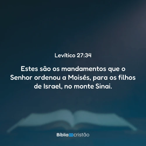 Levítico 27:34