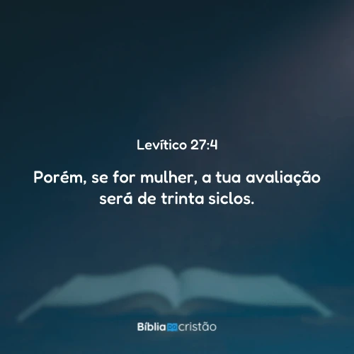 Levítico 27:4