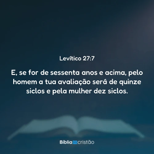 Levítico 27:7