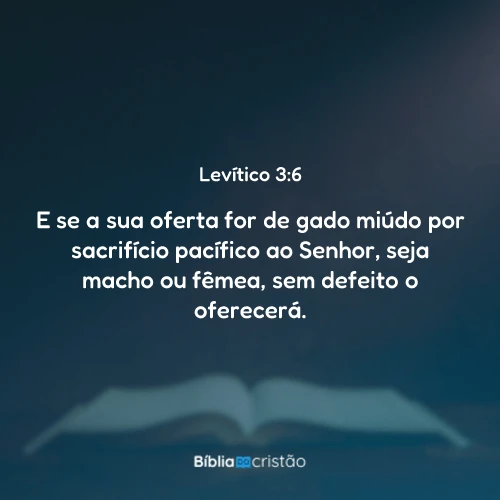 Levítico 3:6