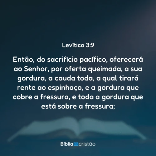 Levítico 3:9