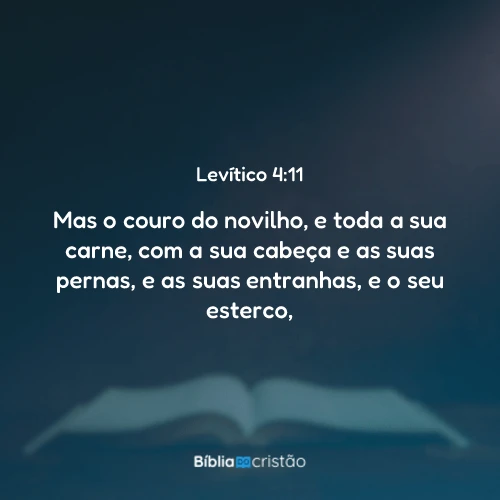 Levítico 4:11