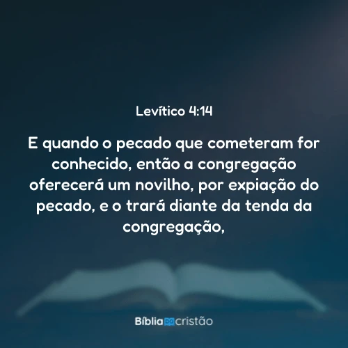 Levítico 4:14
