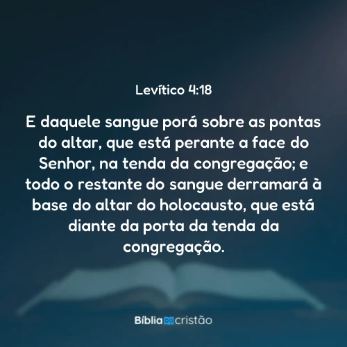 Levítico 4:18