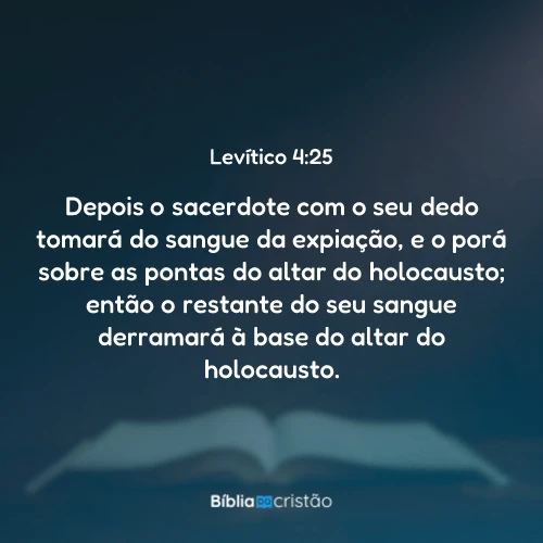 Levítico 4:25