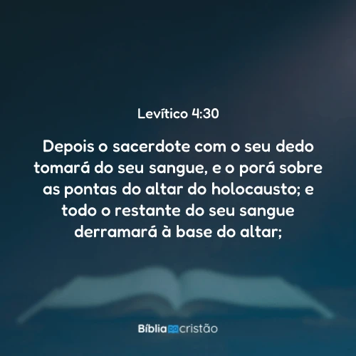 Levítico 4:30