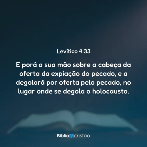 Levítico 4:33