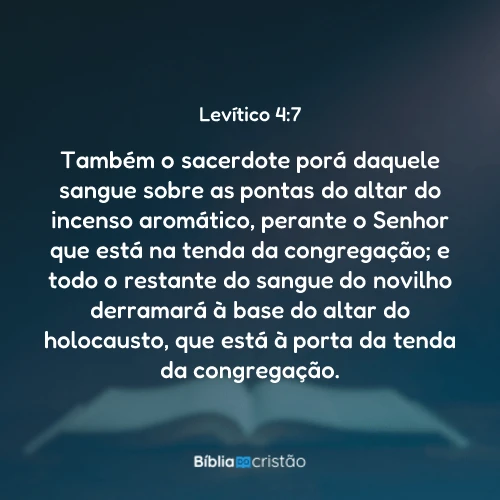 Levítico 4:7