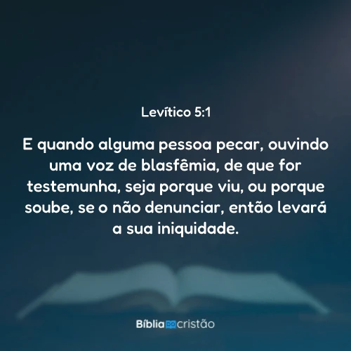 Levítico 5:1