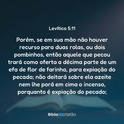 Levítico 5:11