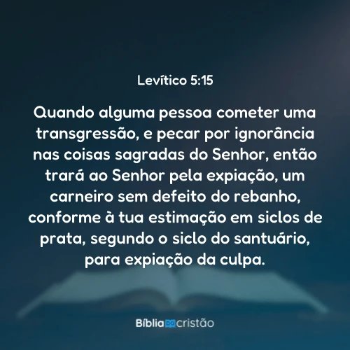 Levítico 5:15