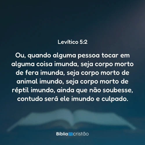 Levítico 5:2