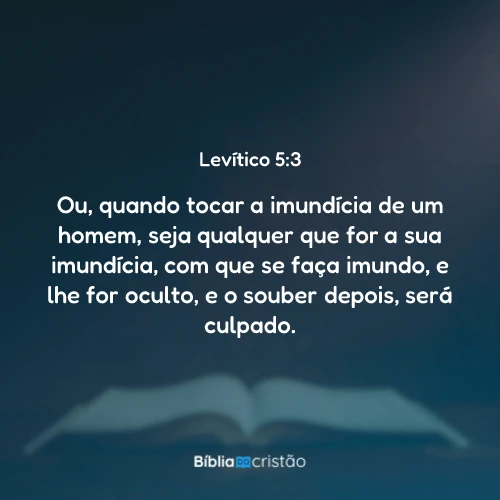 Levítico 5:3