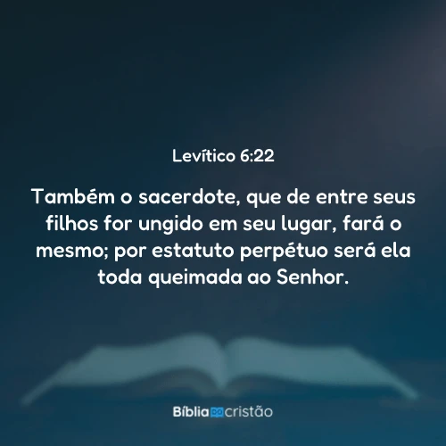 Levítico 6:22