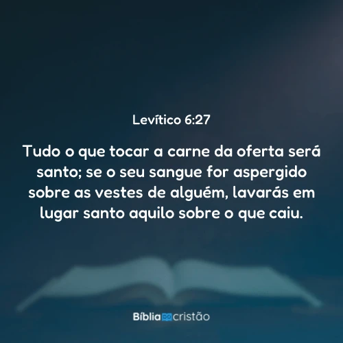 Levítico 6:27