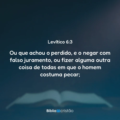 Levítico 6:3