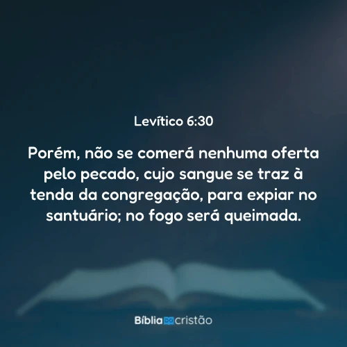 Levítico 6:30