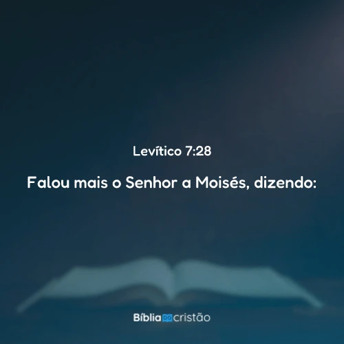 Levítico 7:28