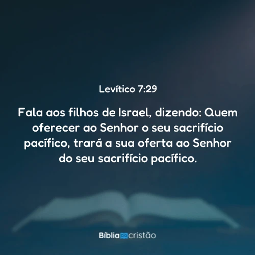 Levítico 7:29