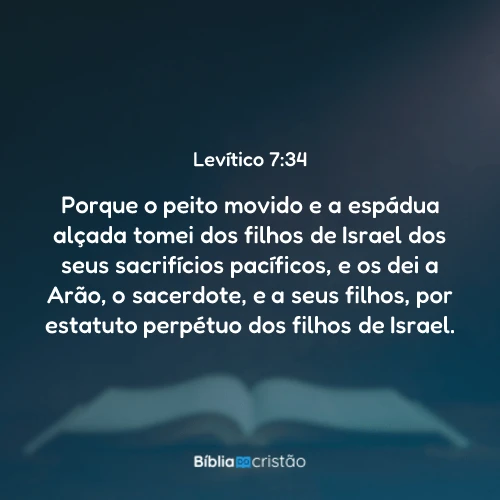 Levítico 7:34