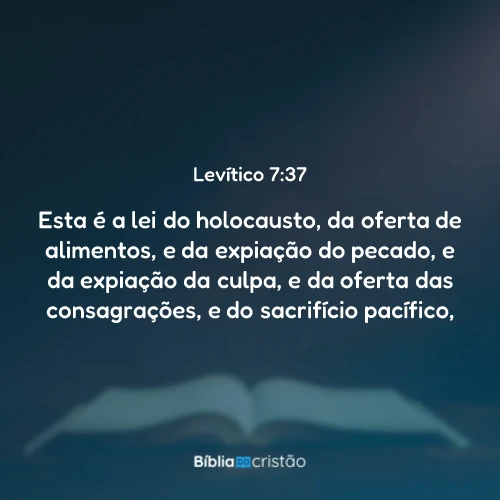 Levítico 7:37