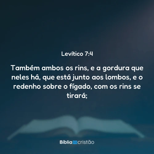 Levítico 7:4